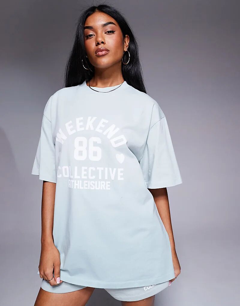 Футболка Weekend Collective Co-ord с принтом в виде сердечек цвета шалфея Asos Weekend Collective
Футболка Weekend Collective Co-ord с принтом в виде сердечек цвета шалфея Asos Weekend Collective