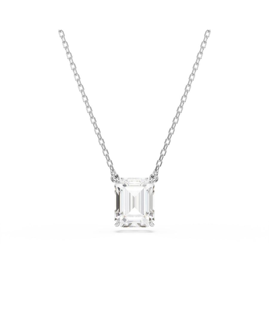 Кулон Stilla, восьмиугольная огранка, белый, родированное покрытие, цепочка Swarovski, Silver
Кулон Stilla, восьмиугольная огранка, белый, родированное покрытие, цепочка Swarovski, Silver