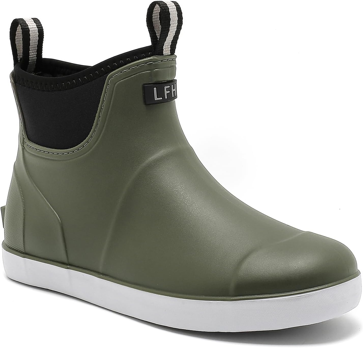 Мужские ботинки, водонепроницаемые резиновые ботинки для сольной рыбалки, высокоэффективная обувь Челси для садоводства, рыбалки, катания на лодках, кемпинга и парусного спорта Lezzglt, зеленый
Мужские ботинки, водонепроницаемые резиновые ботинки для сольной рыбалки, высокоэффективная обувь Челси для садоводства, рыбалки, катания на лодках, кемпинга и парусного спорта Lezzglt, зеленый