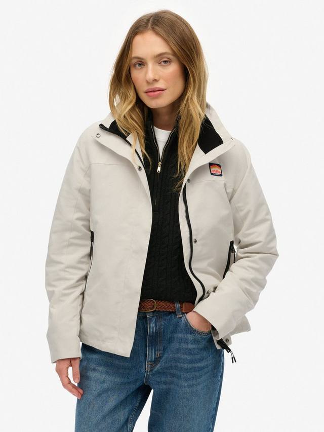 Безкапюшонная куртка-шелл Superdry, Off White
Безкапюшонная куртка-шелл Superdry, Off White