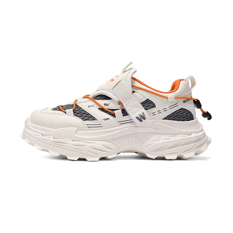 Мужские кроссовки Chunky Low top с амортизацией, устойчивые к истиранию и увеличивающие рост WARRIOR, бежевый/темно-серый/оранжевый
Мужские кроссовки Chunky Low top с амортизацией, устойчивые к истиранию и увеличивающие рост WARRIOR, бежевый/темно-серый/оранжевый