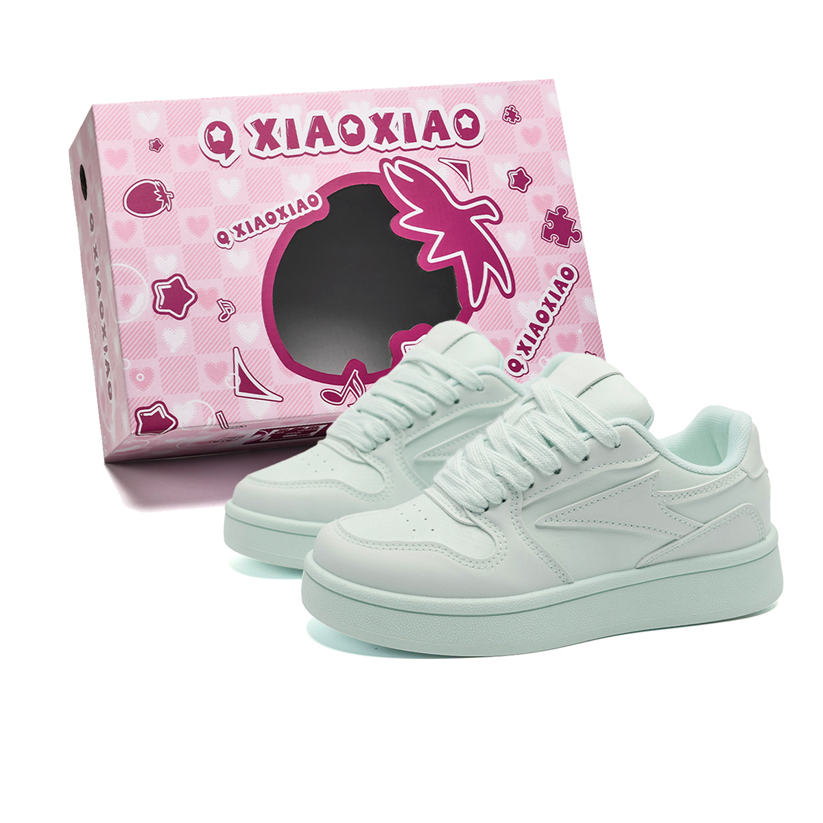 Circle small Увеличенная высота покрытия Износостойкие Легкие Низкие скейтбордские кроссовки Унисекс - Небесно-голубой, цвет Sky Blue
Circle small Увеличенная высота покрытия Износостойкие Легкие Низкие скейтбордские кроссовки Унисекс - Небесно-голубой, цвет Sky Blue