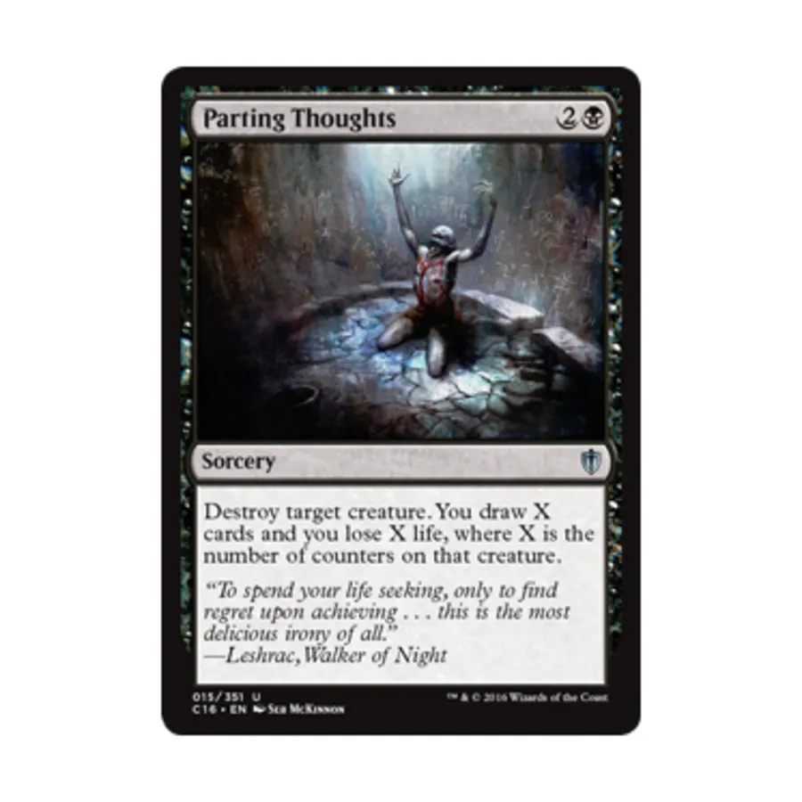 CCG Прощальные мысли (U), MTG - Commander 2016
CCG Прощальные мысли (U), MTG - Commander 2016