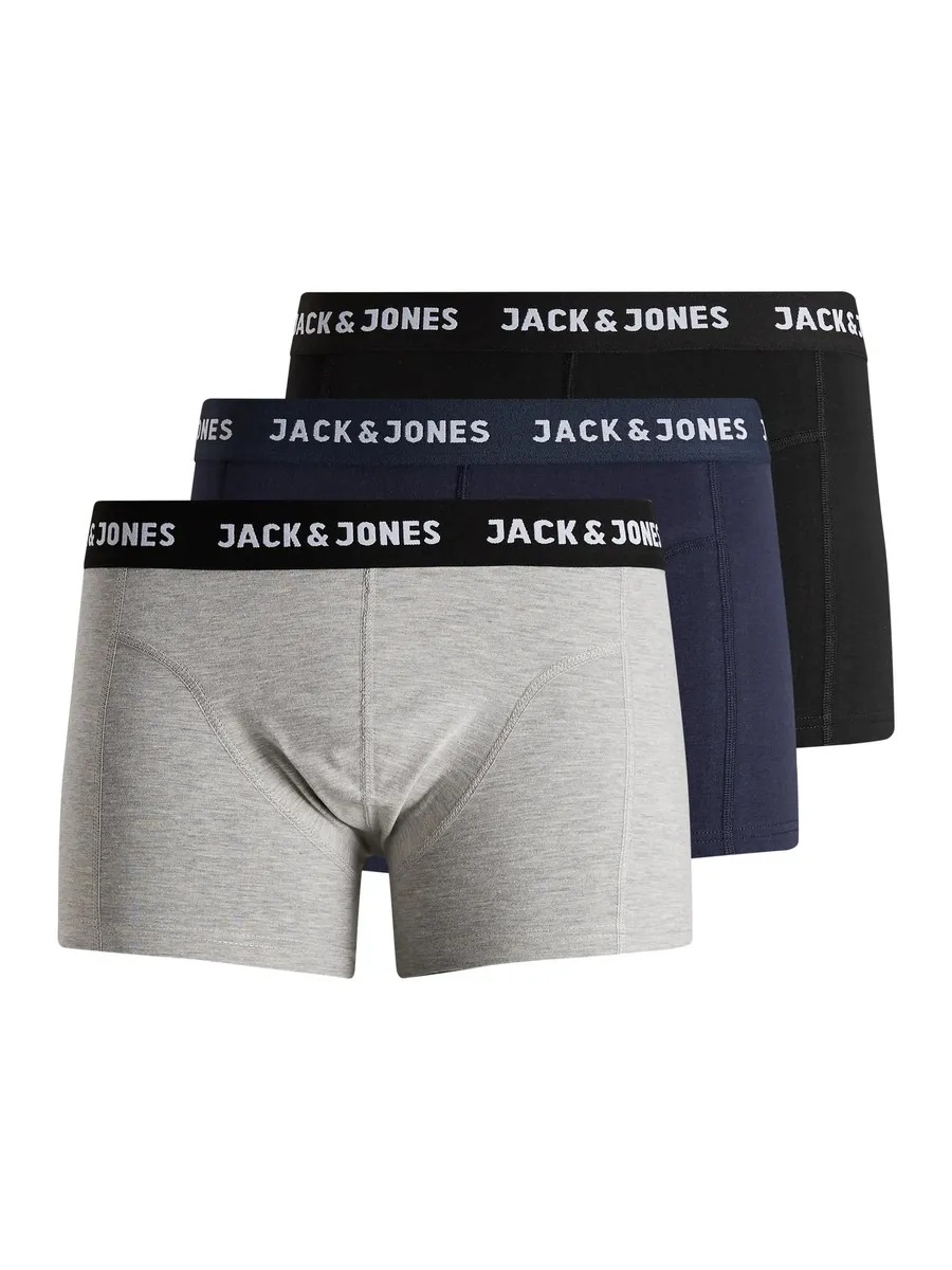 Сундук Jack & Jones "JACANTHONY TRUNKS 3 PACK NOOS" (3 шт. в упаковке, 3 шт. в упаковке), черный
Сундук Jack & Jones "JACANTHONY TRUNKS 3 PACK NOOS" (3 шт. в упаковке, 3 шт. в упаковке), черный