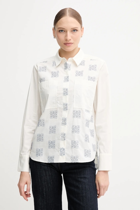 Хлопковая рубашка WEINA Mos Mosh, бежевый
Хлопковая рубашка WEINA Mos Mosh, бежевый