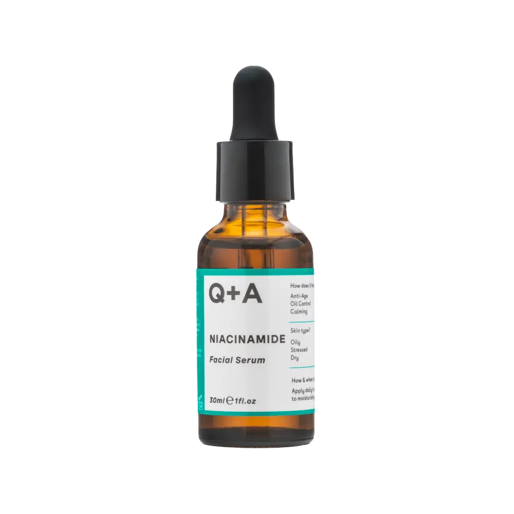 Балансирующая сыворотка для лица с ниацинамидом Q+A Niacinamide Facial Serum, 30 мл
Балансирующая сыворотка для лица с ниацинамидом Q+A Niacinamide Facial Serum, 30 мл