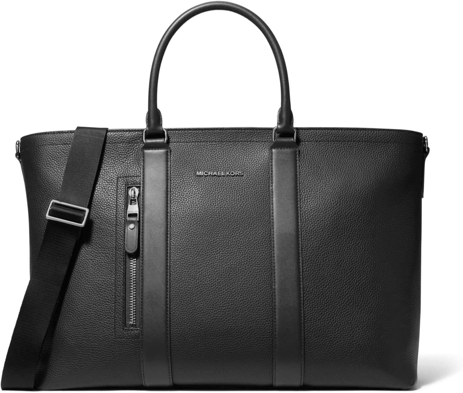 Сумка Michael Kors Hudson Getaway Tote, Light Gunmetal Hardware/Black
Сумка Michael Kors Hudson Getaway Tote, Light Gunmetal Hardware/Black