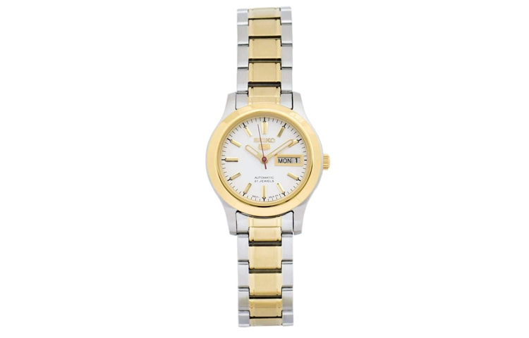 Автоматический механизм Часы на стальном браслете Женские часы Белый циферблат SEIKO
Автоматический механизм Часы на стальном браслете Женские часы Белый циферблат SEIKO