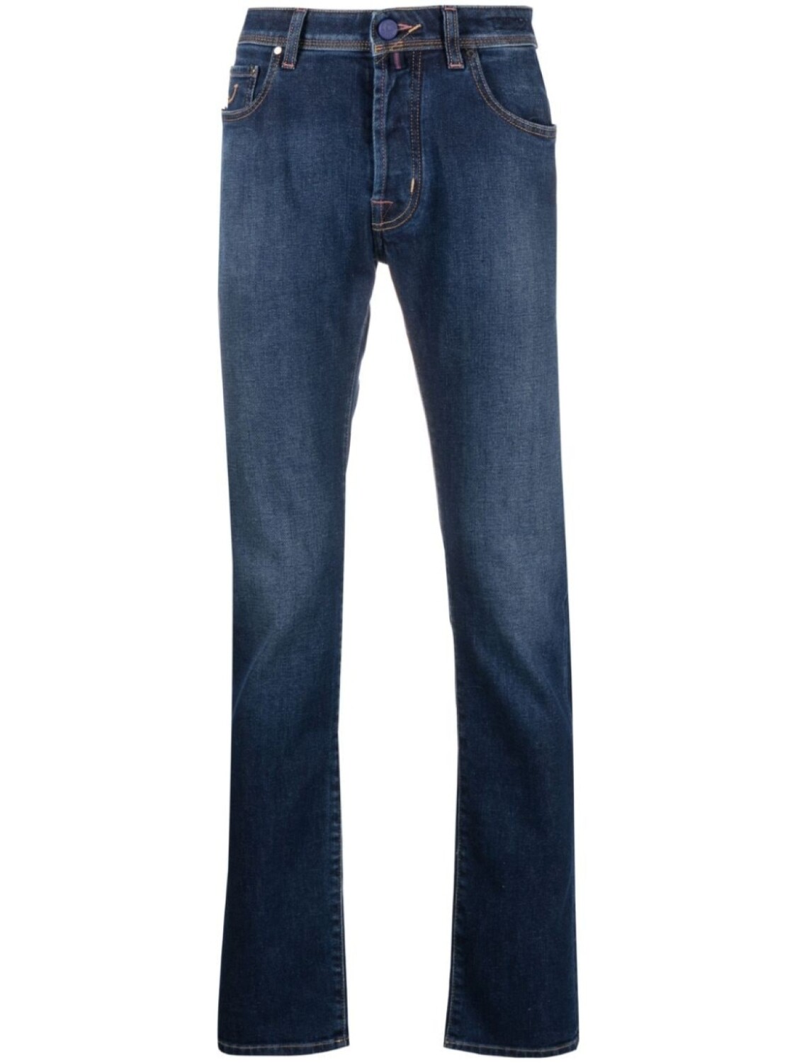 Jacob Cohën джинсы узкого кроя с вышитым логотипом, синий
Jacob Cohën джинсы узкого кроя с вышитым логотипом, синий