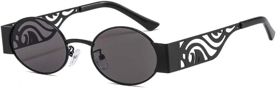 Солнцезащитные очки в стиле стимпанк для мужчин и женщин, винтажные, маленькие, овальные, ретро, панк, металлические, с защитой от УФ-излучения UV400 HCPIHF, Black Gray
Солнцезащитные очки в стиле стимпанк для мужчин и женщин, винтажные, маленькие, овальные, ретро, панк, металлические, с защитой от УФ-излучения UV400 HCPIHF, Black Gray