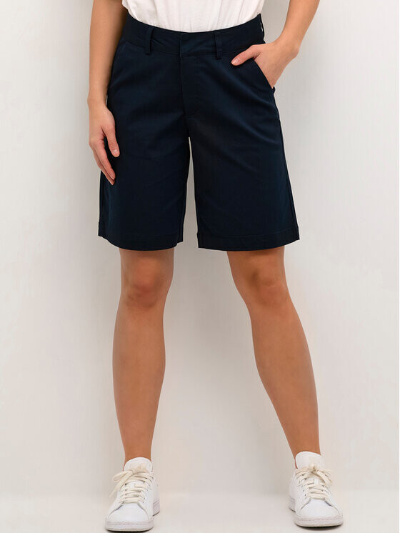 Тканевые шорты стандартного кроя Kaffe, синий
Тканевые шорты стандартного кроя Kaffe, синий