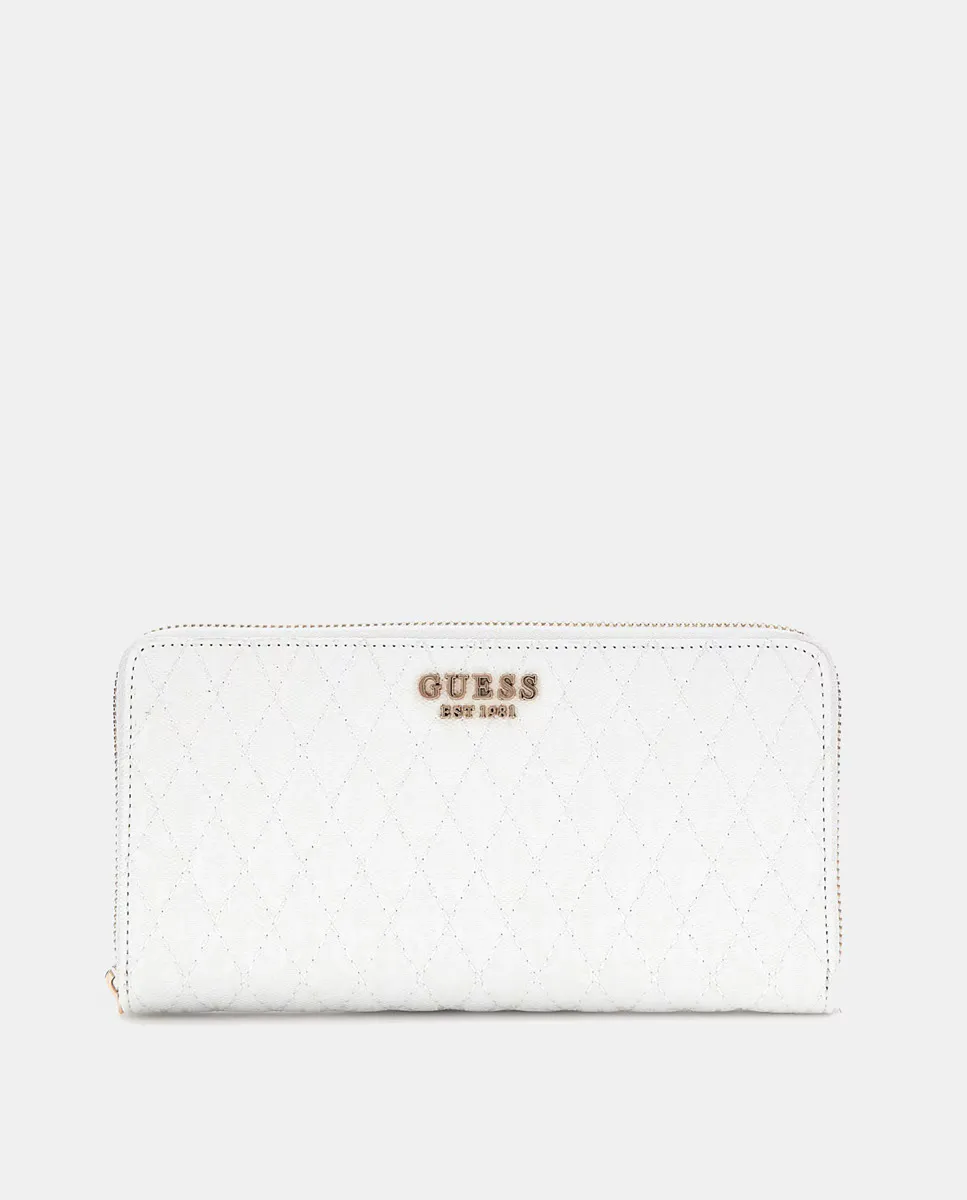 Кошелек с застежкой-молнией и ручкой Guess, белый
Кошелек с застежкой-молнией и ручкой Guess, белый