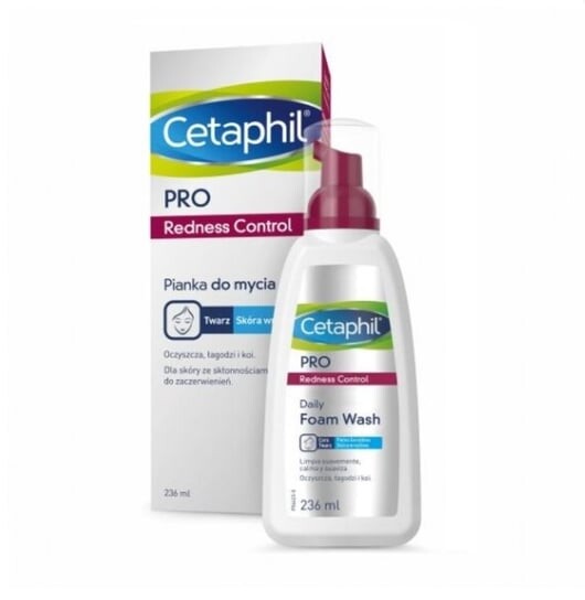 Пенка для умывания, 236 мл Cetaphil Pro Redness Control 
Пенка для умывания, 236 мл Cetaphil Pro Redness Control