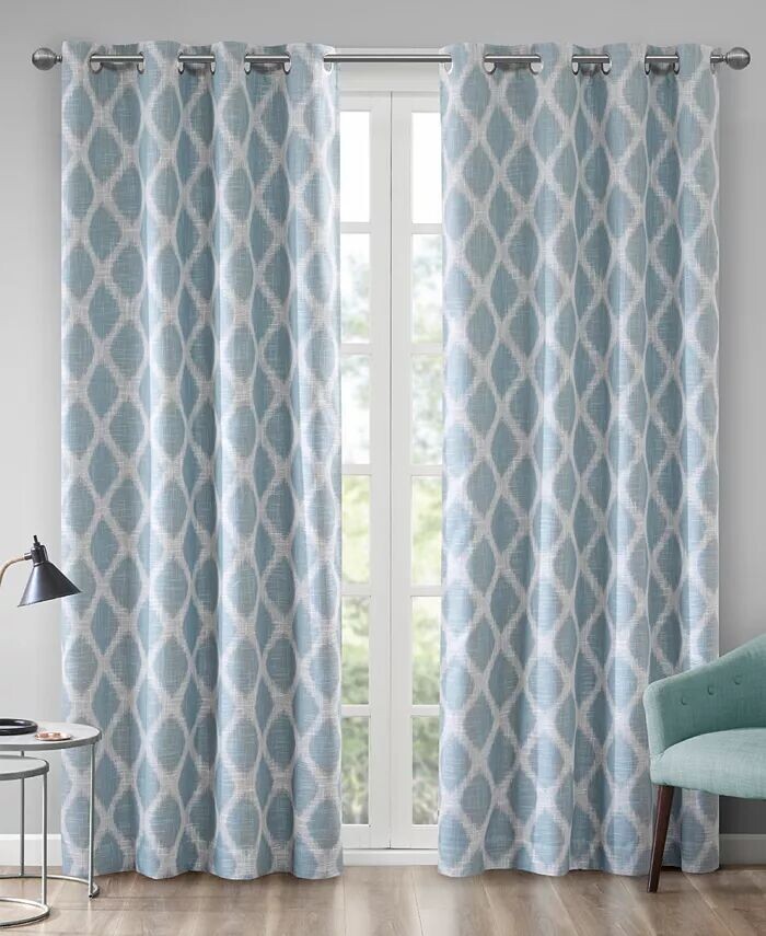 Панель для штор Blakesly Ikat Blackout, 50 дюймов Ш x 95 дюймов Д Sunsmart, синий
Панель для штор Blakesly Ikat Blackout, 50 дюймов Ш x 95 дюймов Д Sunsmart, синий
