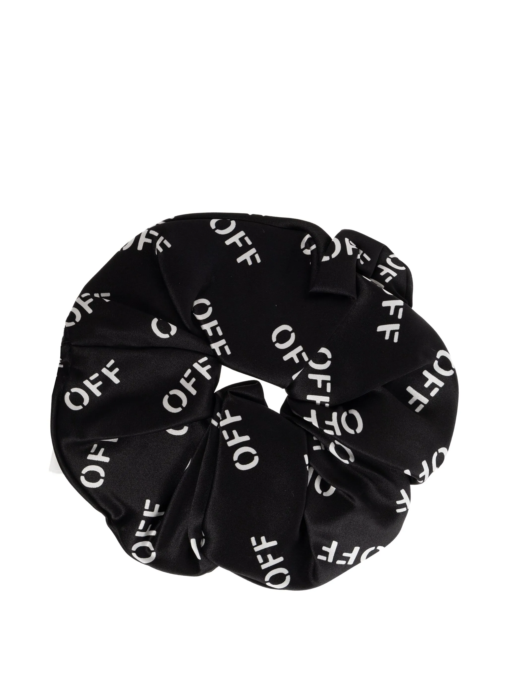 Шелковая резинка для волос с логотипом Off-White, черный
Шелковая резинка для волос с логотипом Off-White, черный