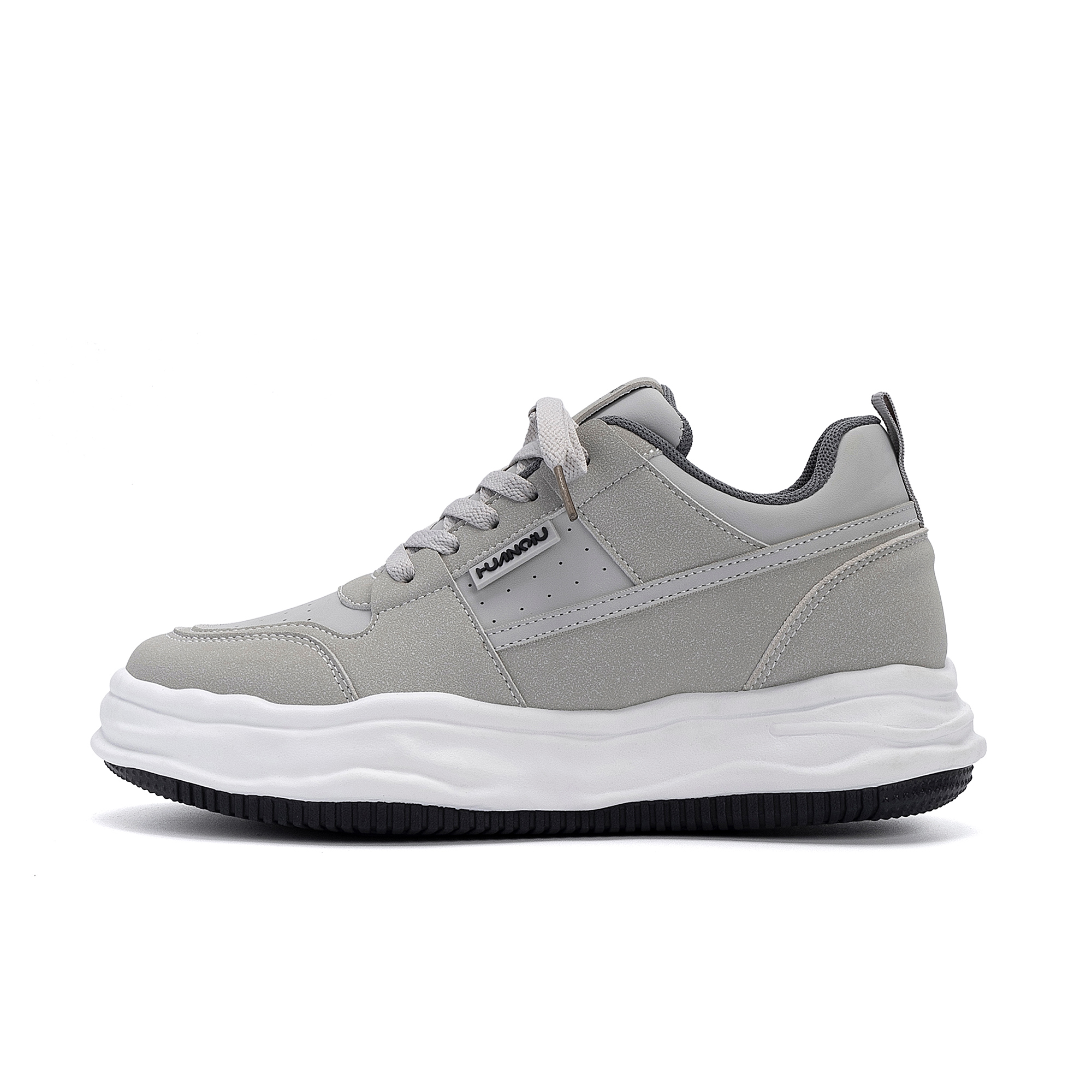 HUANQIU Синтетические кожаные легкие низкие кроссовки для скейтбординга мужские Gray
HUANQIU Синтетические кожаные легкие низкие кроссовки для скейтбординга мужские Gray