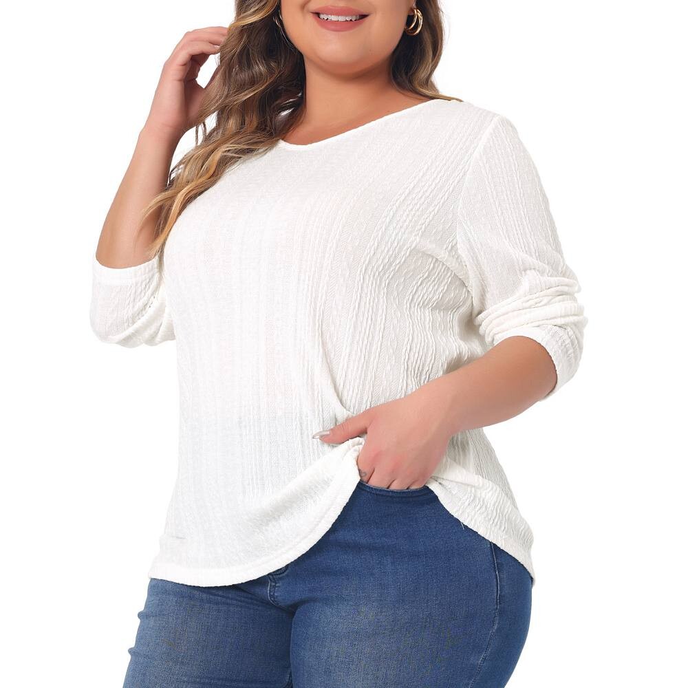 Топ больших размеров для женщин, повседневные вязаные туники с круглым вырезом и длинными рукавами, 2023 Agnes Orinda, коричневый
Топ больших размеров для женщин, повседневные вязаные туники с круглым вырезом и длинными рукавами, 2023 Agnes Orinda, коричневый