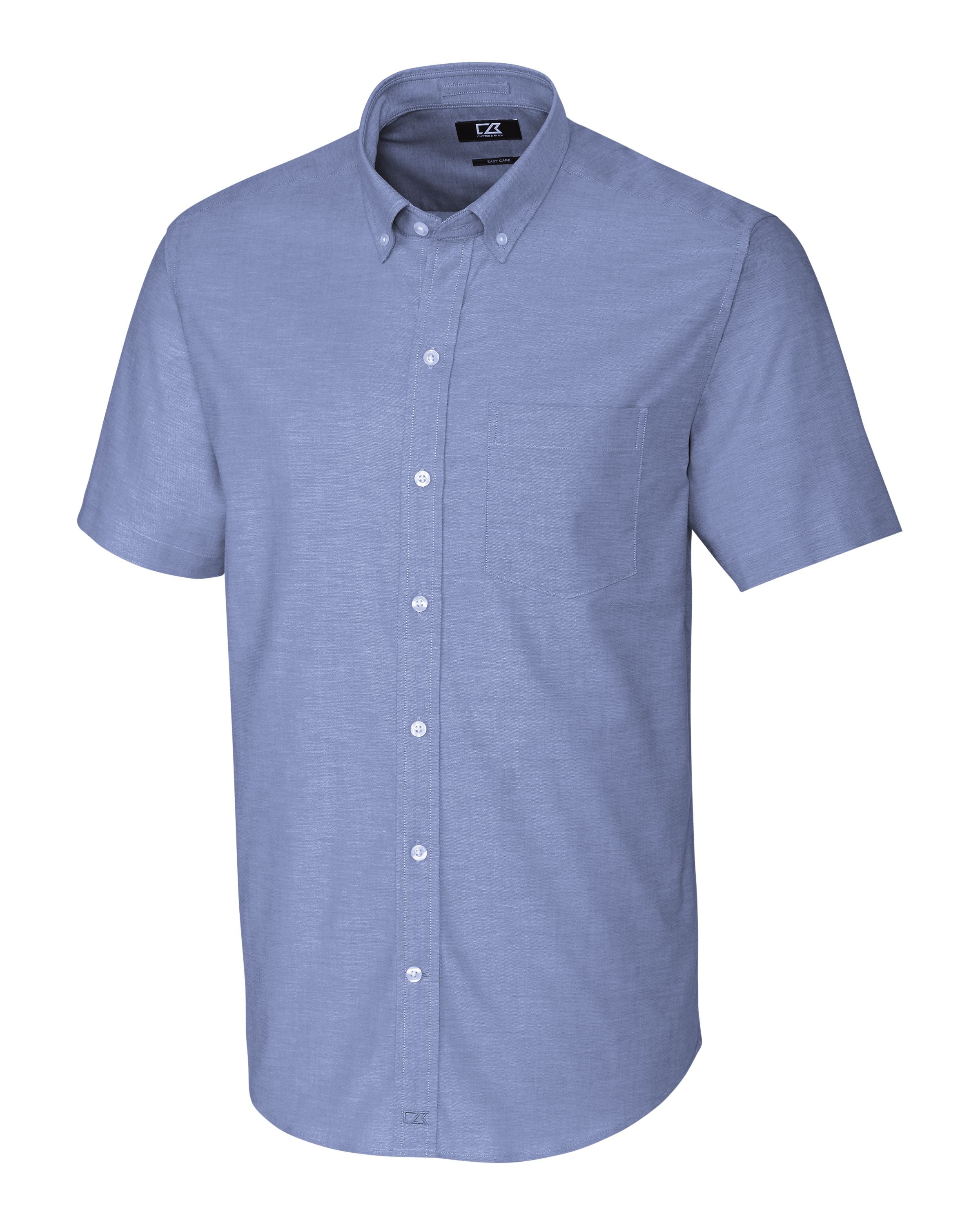 Рубашка мужская с коротким рукавом из ткани Оксфорд-стрейч Cutter & Buck, цвет french blue
Рубашка мужская с коротким рукавом из ткани Оксфорд-стрейч Cutter & Buck, цвет french blue
