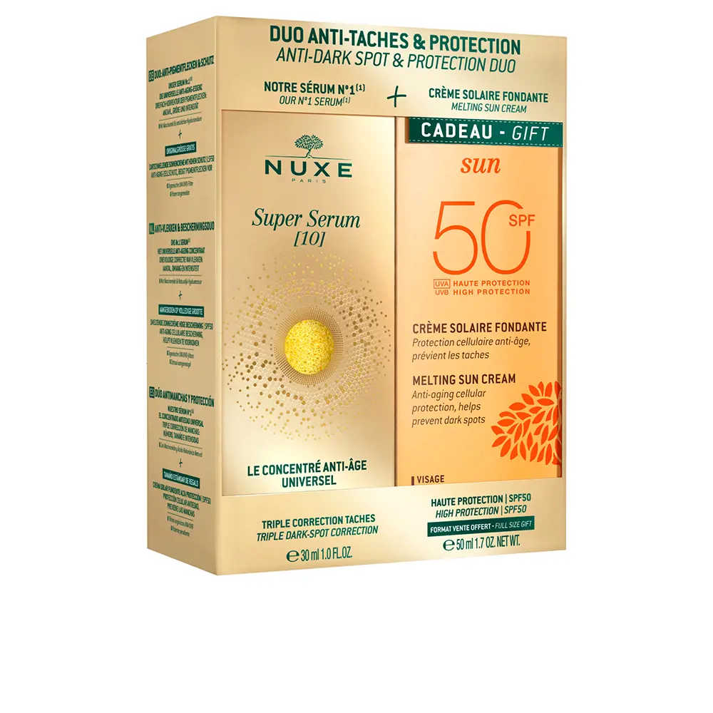 Солнцезащитный крем Super serum “10” 30 ml + crema solar spf50 50 ml pack Nuxe, 2 шт.
Солнцезащитный крем Super serum “10” 30 ml + crema solar spf50 50 ml pack Nuxe, 2 шт.