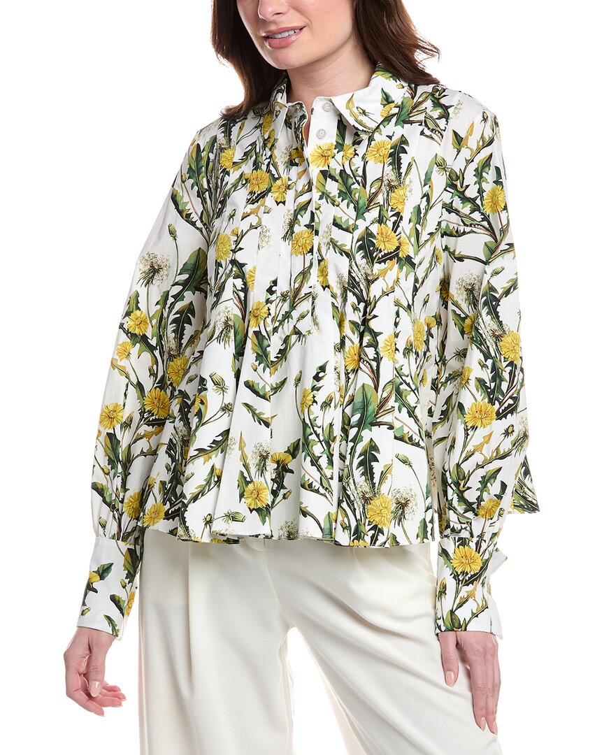 Oscar de la Renta Dandelions Поплин рубашка, белый
Oscar de la Renta Dandelions Поплин рубашка, белый