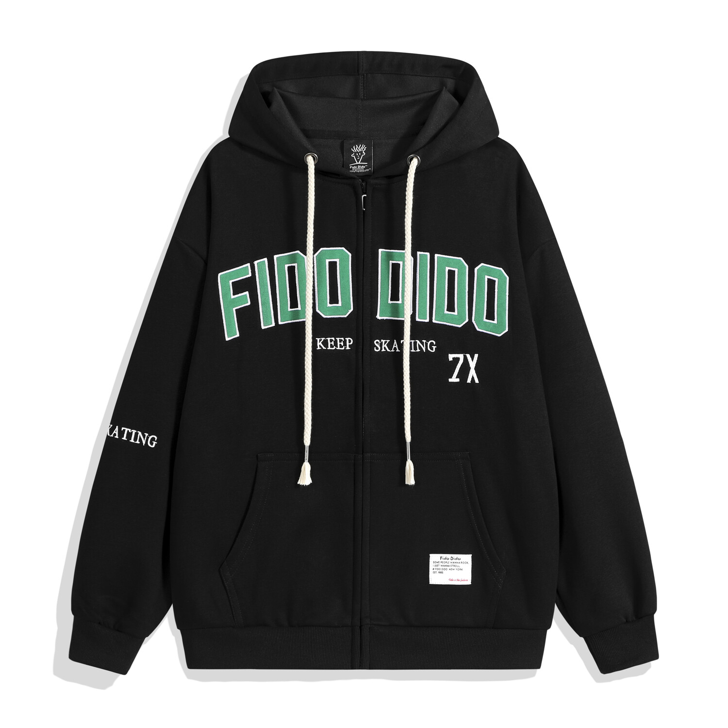 Толстовка унисекс FIDO DIDO, Мятно-зеленый
Толстовка унисекс FIDO DIDO, Мятно-зеленый