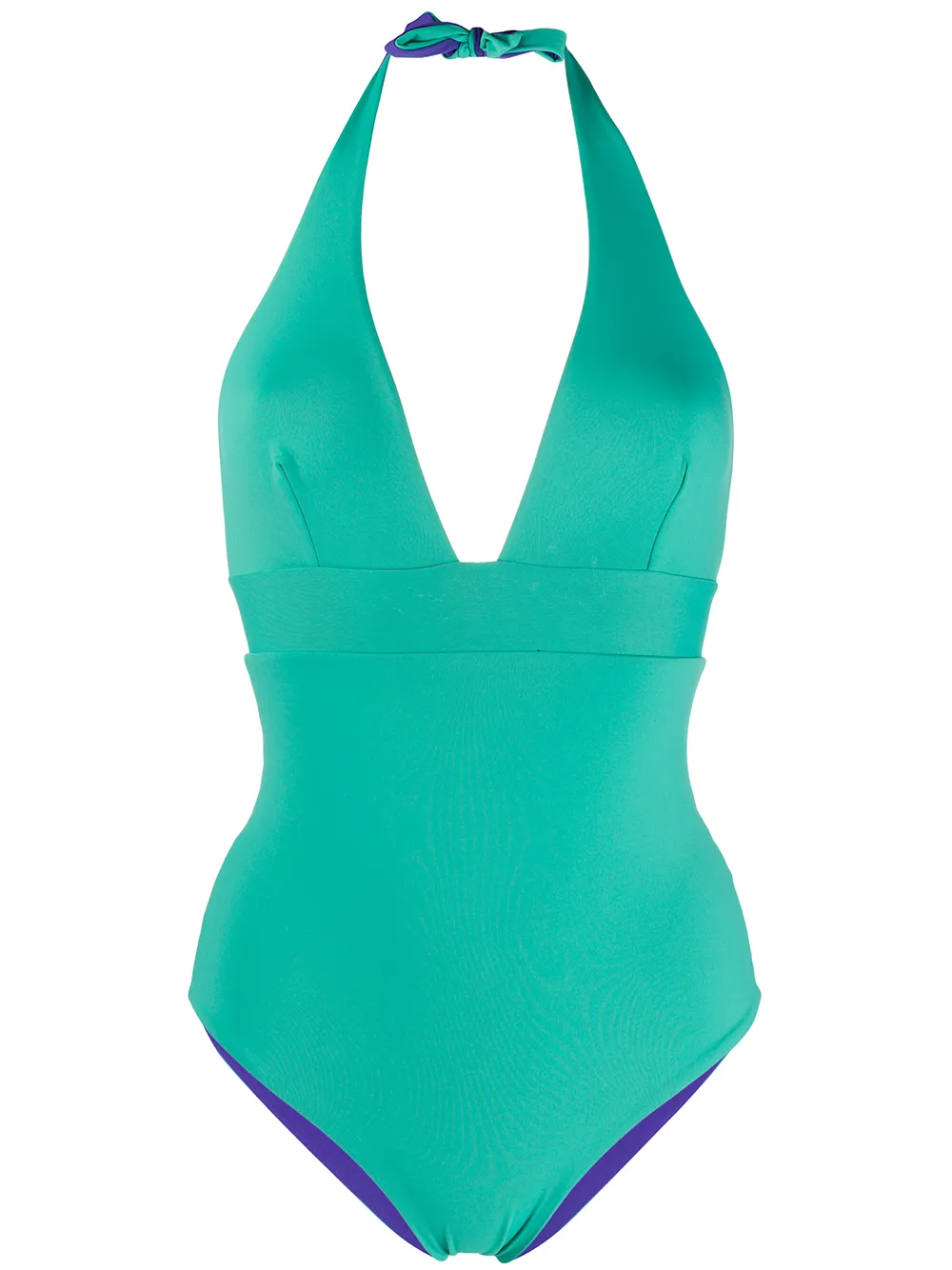 Купальник с вырезом халтер Fisico, зеленый
Купальник с вырезом халтер Fisico, зеленый