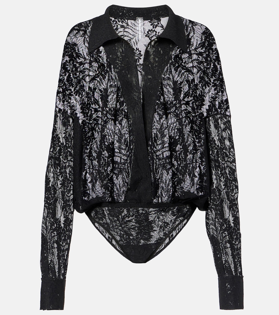 Оверсайз боди Norma Kamali, черный 
Оверсайз боди Norma Kamali, черный