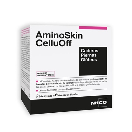 Aminoskin Celluoff - 56 капсул + 56 мягких гелей для контроля веса Nhco
Aminoskin Celluoff - 56 капсул + 56 мягких гелей для контроля веса Nhco