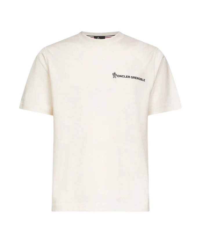Хлопковая футболка с тисненым логотипом. Moncler, белый
Хлопковая футболка с тисненым логотипом. Moncler, белый