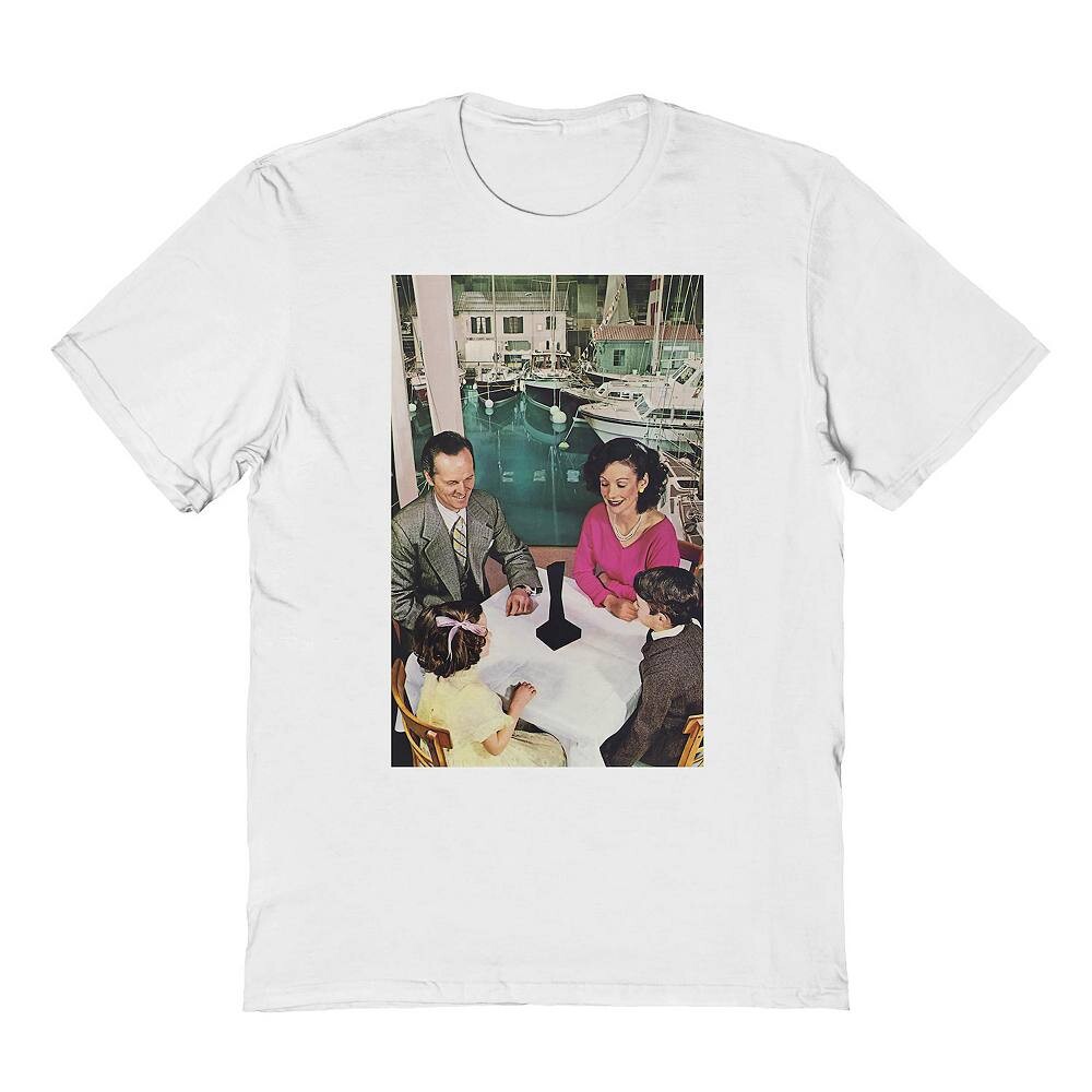 Мужская футболка Led Zeppelin Photo 2 с графическим рисунком Licensed Character, белый 
Мужская футболка Led Zeppelin Photo 2 с графическим рисунком Licensed Character, белый