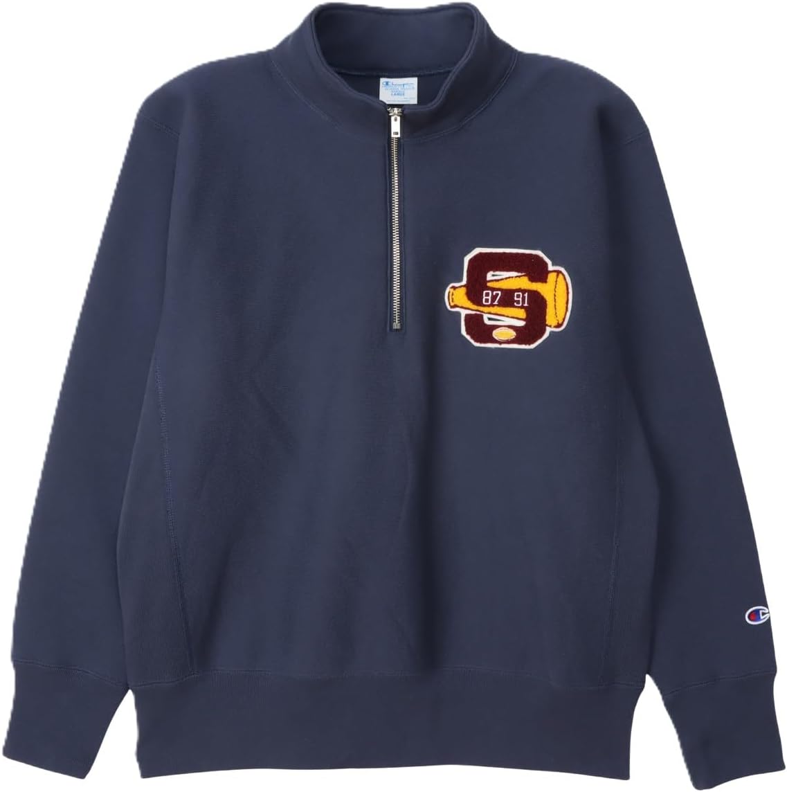 Мужская толстовка Champion с длинным рукавом, флисовая подкладка 11,5 унций, графический принт, технология Reverse Weave, застежка-молния до середины груди, модель C3-C023, темно-синий
Мужская толстовка Champion с длинным рукавом, флисовая подкладка 11,5 унций, графический принт, технология Reverse Weave, застежка-молния до середины груди, модель C3-C023, темно-синий