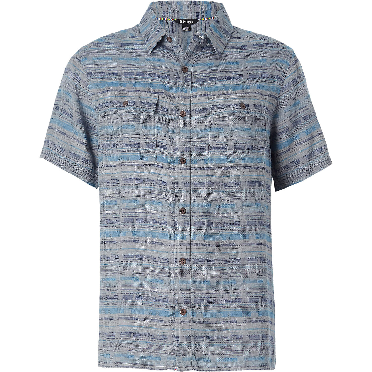 Рубашка sherpa Kurzarmshirt Tharu Journey, цвет Rauchblau 
Рубашка sherpa Kurzarmshirt Tharu Journey, цвет Rauchblau