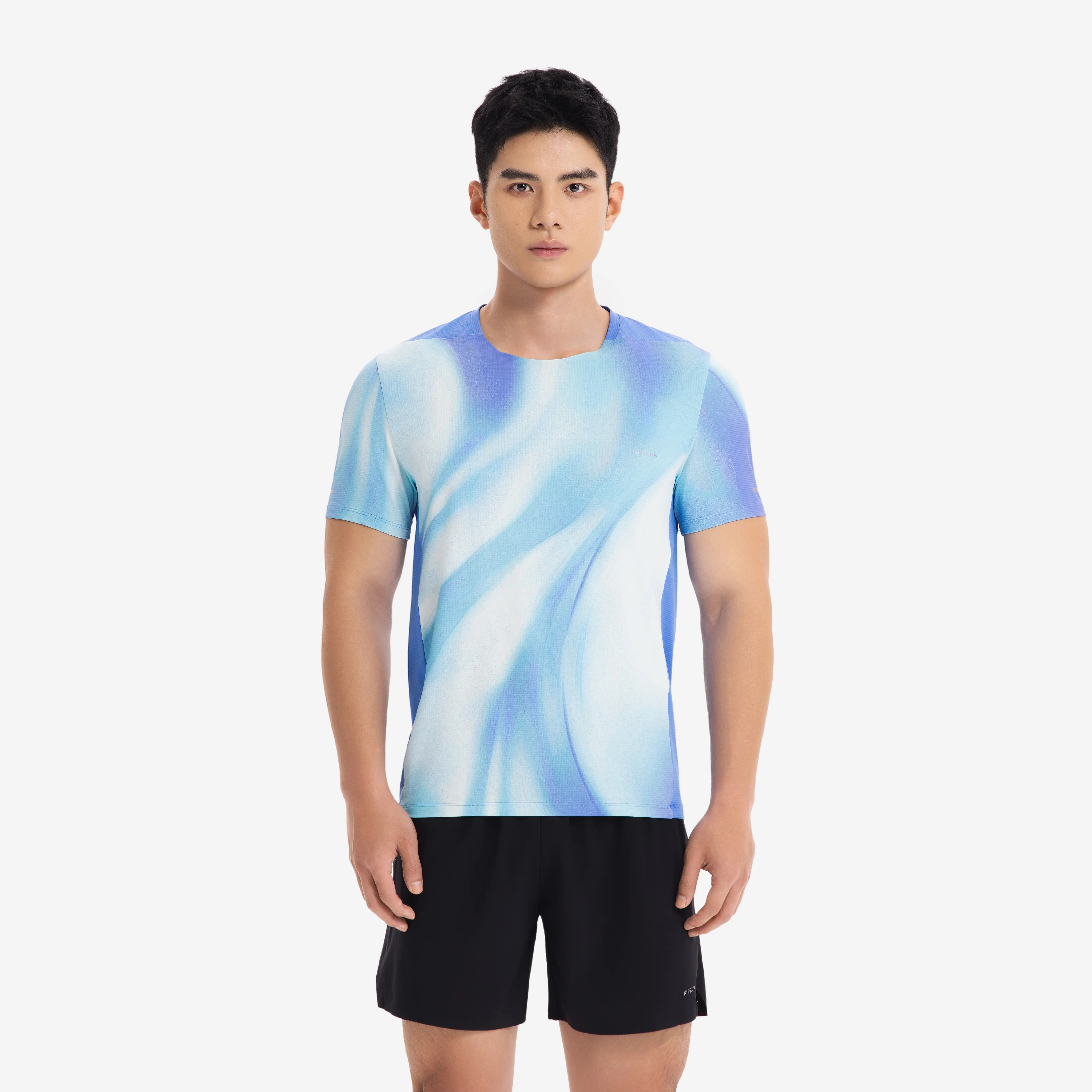 Мужская беговая дышащая быстросохнущая солнцезащитная футболка серии 500 Kiprun
Мужская беговая дышащая быстросохнущая солнцезащитная футболка серии 500 Kiprun