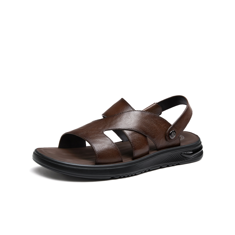 CAMEL Пляжные сандалии мужские коричневые/черные
CAMEL Пляжные сандалии мужские коричневые/черные