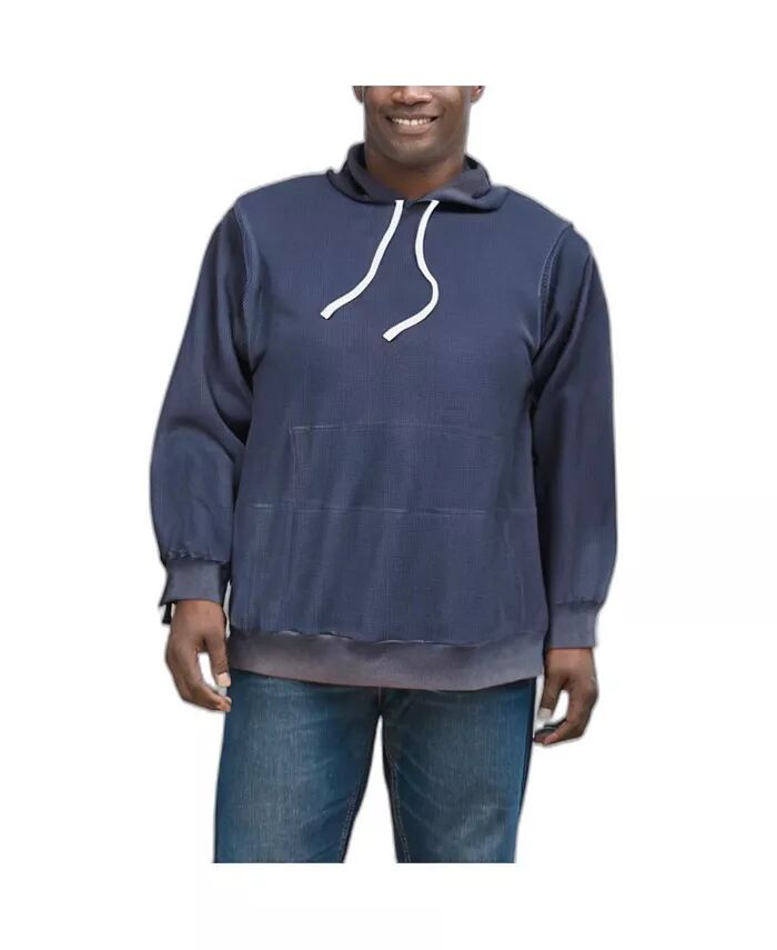 Мужская вафельная толстовка с капюшоном для высоких и больших размеров KingSize, синий
Мужская вафельная толстовка с капюшоном для высоких и больших размеров KingSize, синий