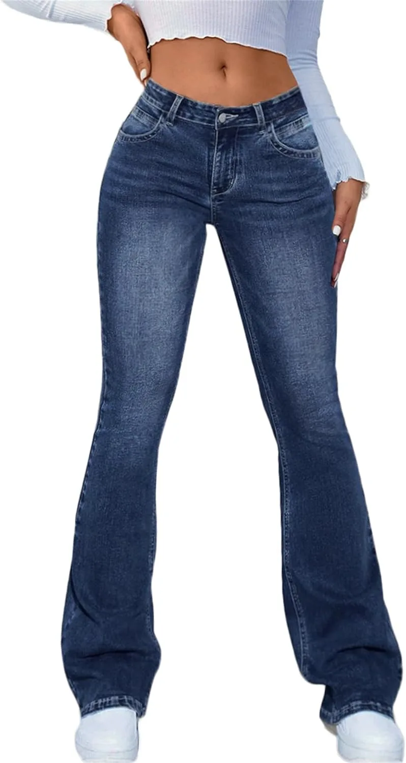 Женские джинсы-клеш с высокой талией ZH8FCHAN
Женские джинсы-клеш с высокой талией ZH8FCHAN