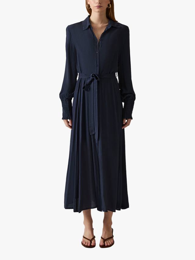 Платье миди-рубашка с поясом James Lakeland, темно-синий
Платье миди-рубашка с поясом James Lakeland, темно-синий