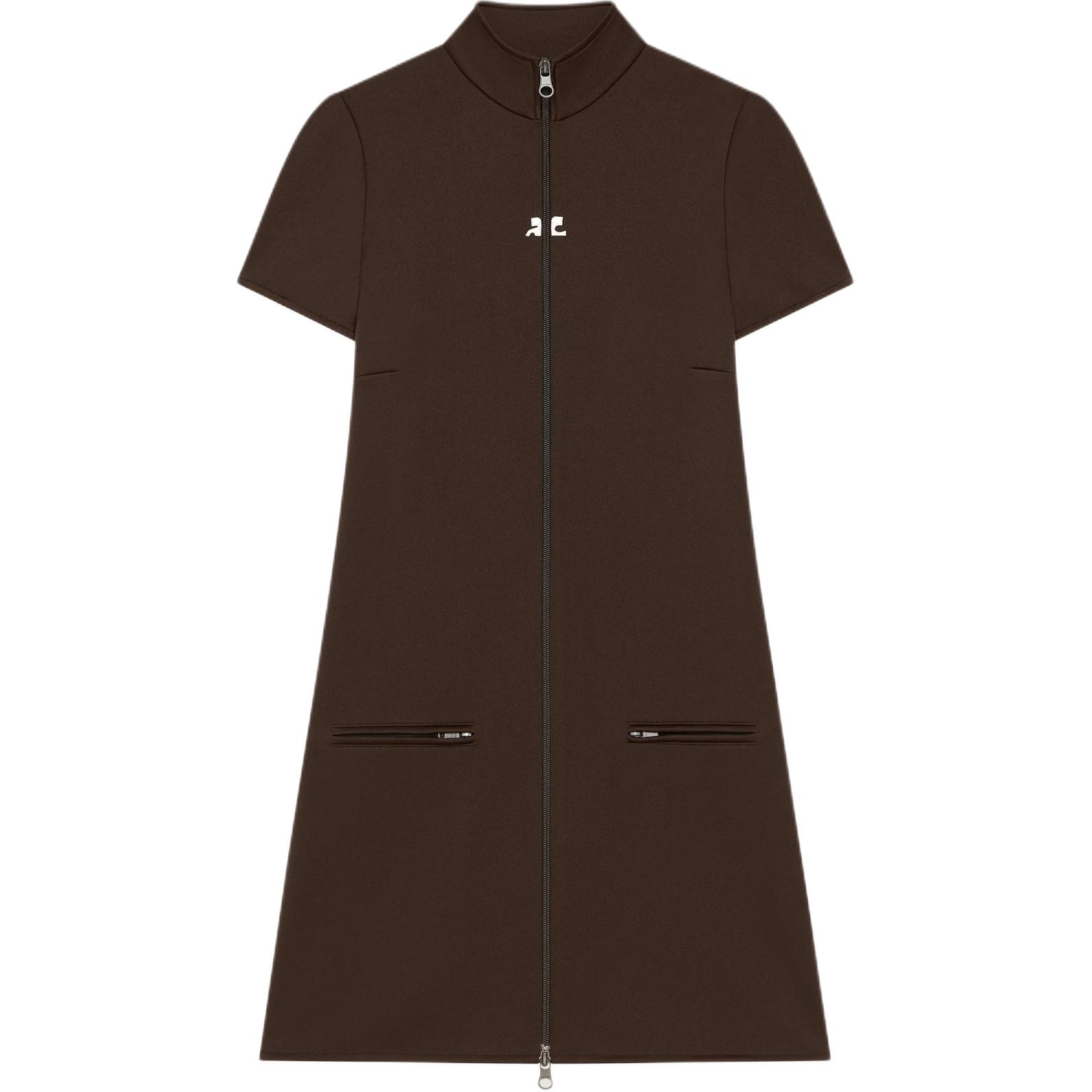 Куртки Interlock мини-платье COURREGES, Chocolate/Chocolate
Куртки Interlock мини-платье COURREGES, Chocolate/Chocolate