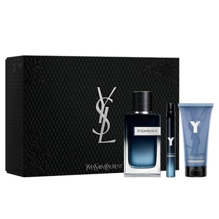 Y Eau De Parfum Spray Set - 100 мл, 10 мл и гель для душа 50 мл Yves Saint Laurent
Y Eau De Parfum Spray Set - 100 мл, 10 мл и гель для душа 50 мл Yves Saint Laurent