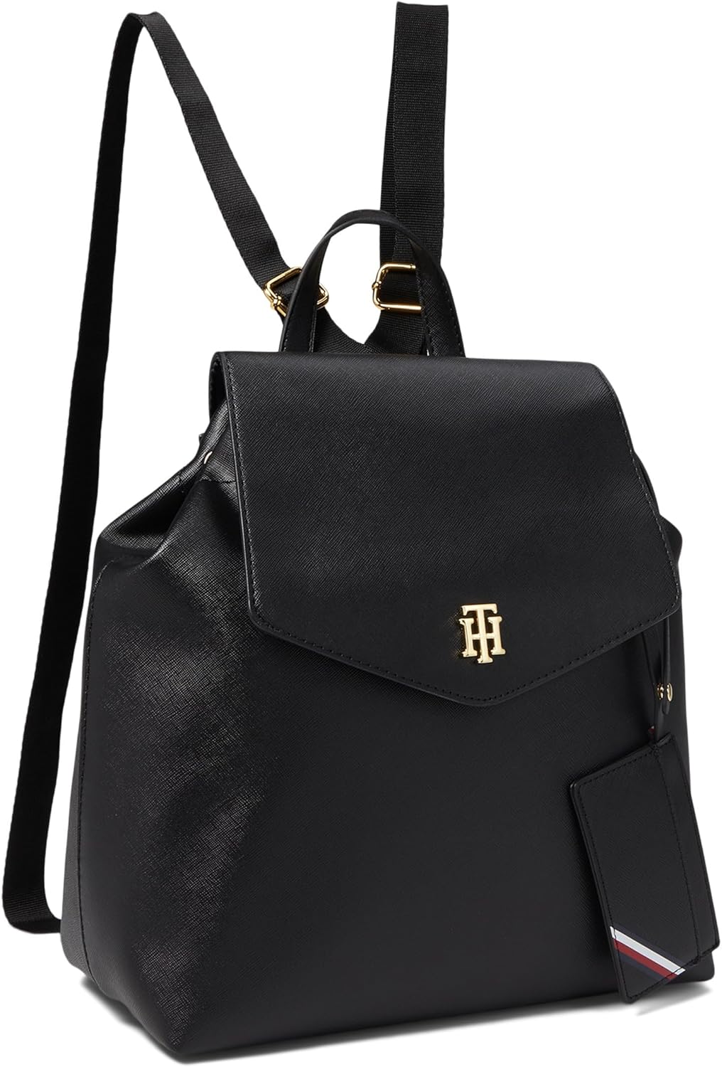 Рюкзак Tommy Hilfiger Gia II Gifting Hang Tag Medium с клапаном-конвертом и креплением для подвешивания - блестящий сафьяновый ПВХ, черный, один размер, Black
Рюкзак Tommy Hilfiger Gia II Gifting Hang Tag Medium с клапаном-конвертом и креплением для подвешивания - блестящий сафьяновый ПВХ, черный, один размер, Black