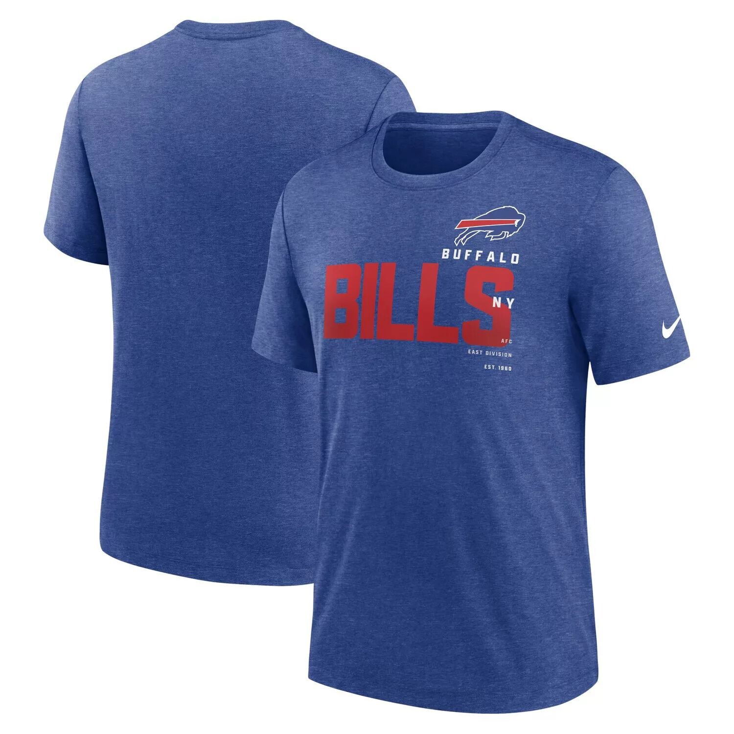 Мужская футболка Heather Royal Buffalo Bills Team Tri-Blend Nike
Мужская футболка Heather Royal Buffalo Bills Team Tri-Blend Nike