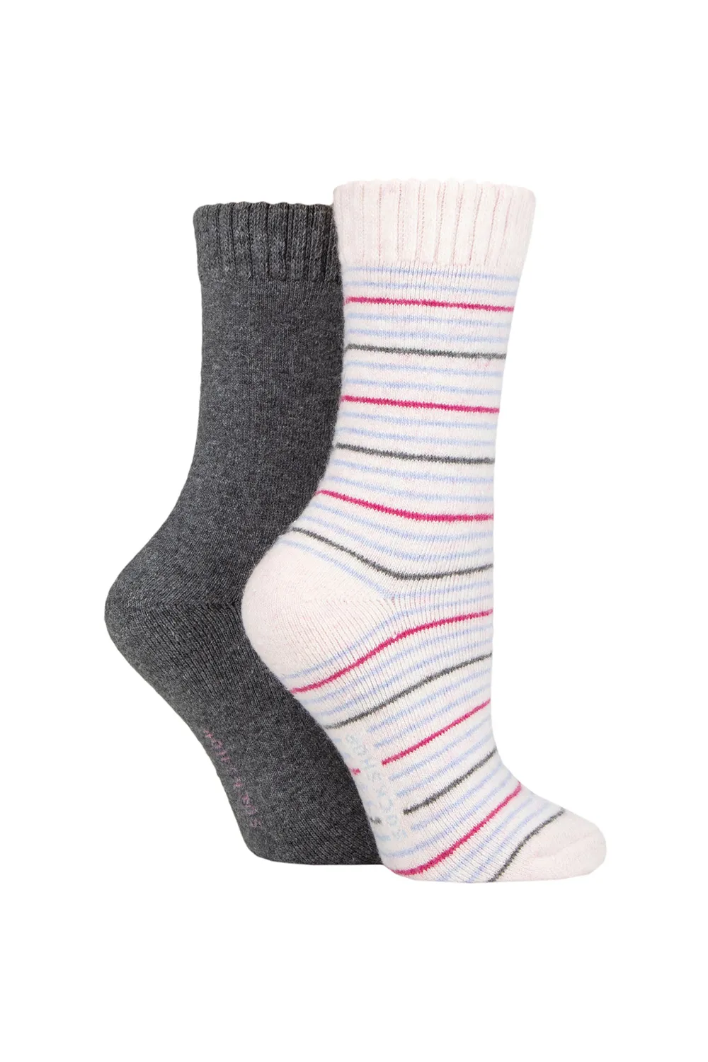 2 пары однотонных и полосатых носков из смеси шерсти SOCKSHOP, розовый
2 пары однотонных и полосатых носков из смеси шерсти SOCKSHOP, розовый