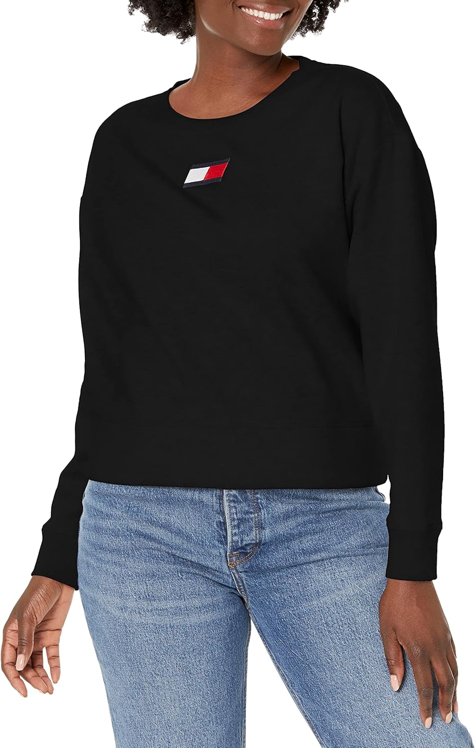 Женская флисовая толстовка с логотипом и флагом Tommy Hilfiger, Black
Женская флисовая толстовка с логотипом и флагом Tommy Hilfiger, Black