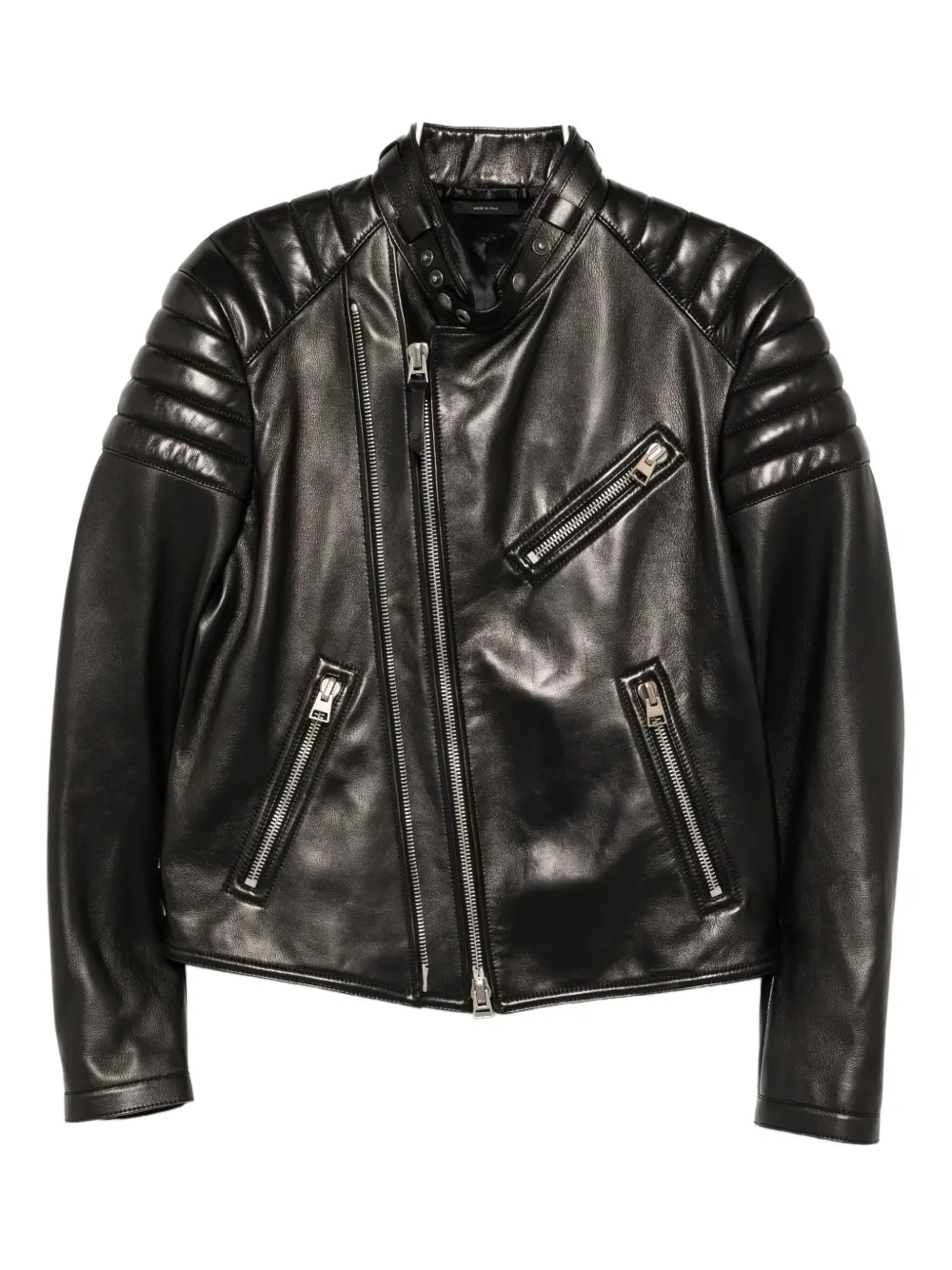 Кожаная байкерская куртка TOM FORD, черный
Кожаная байкерская куртка TOM FORD, черный