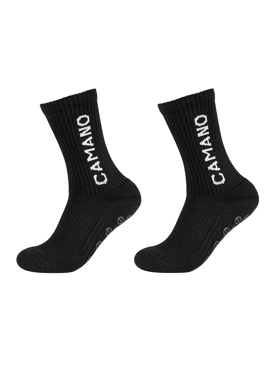 Носки Camano "Спортивные носки с ручками, сверхпрочные противоскользящие футбольные носки", черный
Носки Camano "Спортивные носки с ручками, сверхпрочные противоскользящие футбольные носки", черный