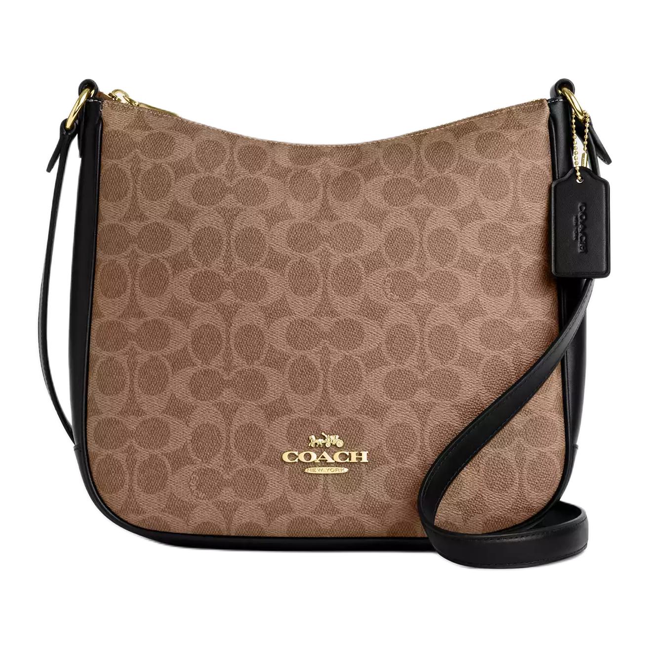COACH Элли Котед Канвас Кроссбоди Сумка через плечо большая женская хаки и черный
COACH Элли Котед Канвас Кроссбоди Сумка через плечо большая женская хаки и черный