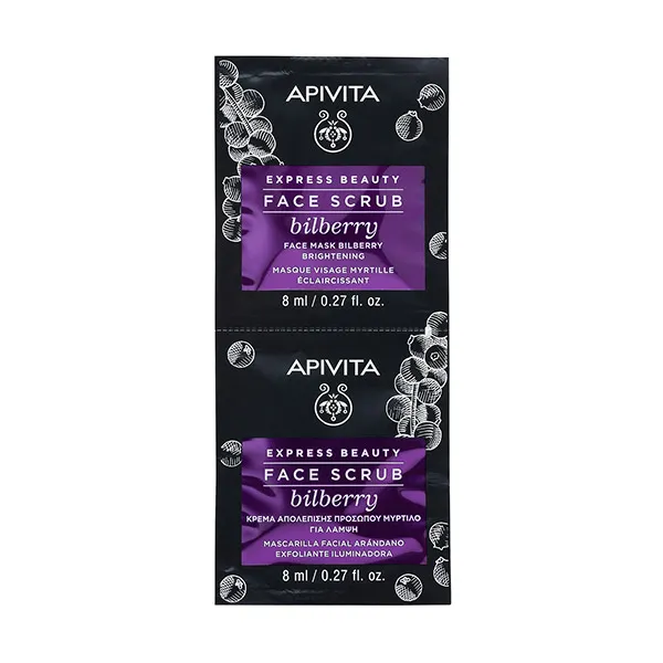 Осветляющая отшелушивающая маска Express Beauty Crema Exfoliante Apivita, 8 ml
Осветляющая отшелушивающая маска Express Beauty Crema Exfoliante Apivita, 8 ml