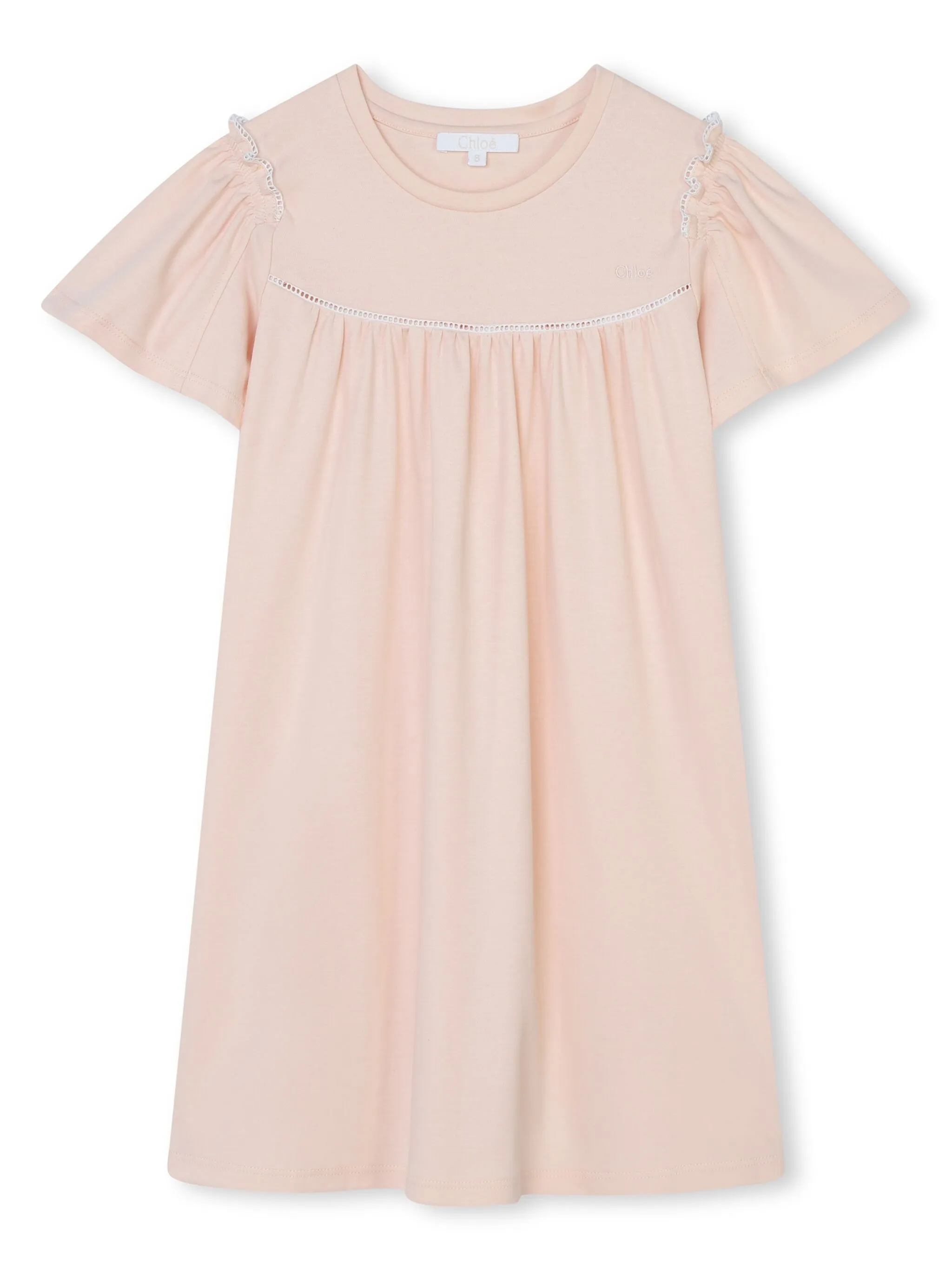 Платье с короткими рукавами Chloé Kids, розовый
Платье с короткими рукавами Chloé Kids, розовый
