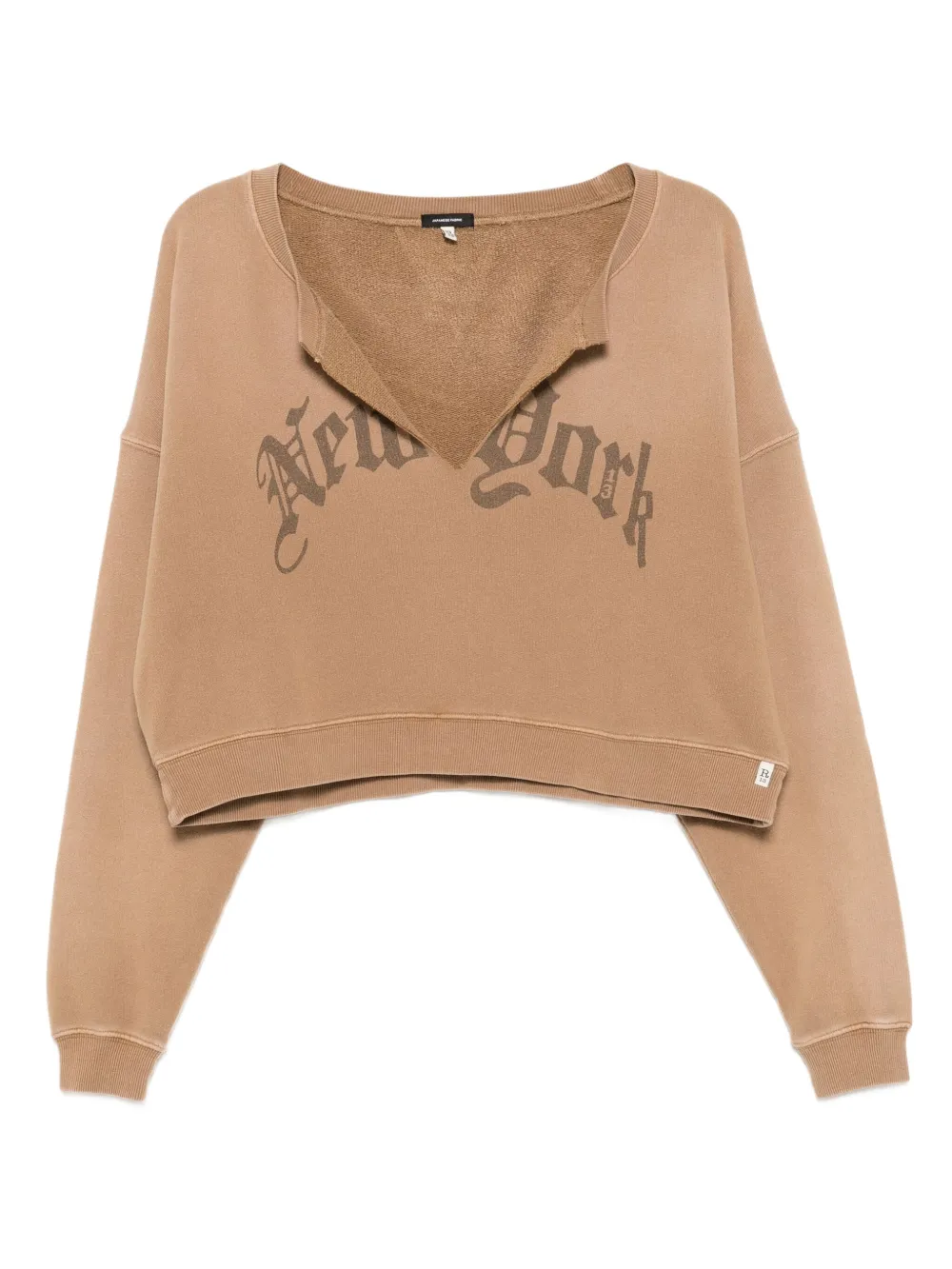 Толстовка с эффектом потертости R13, коричневый
Толстовка с эффектом потертости R13, коричневый