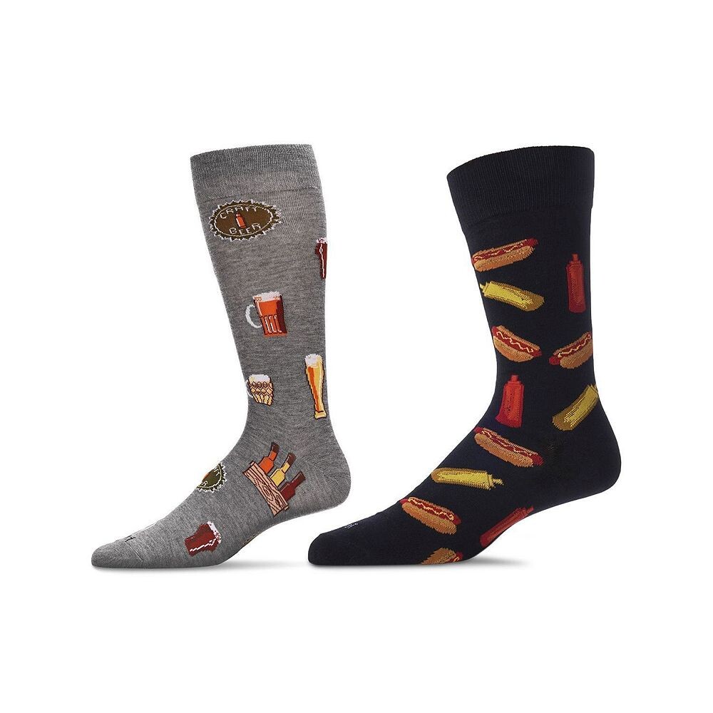 Мужской комплект из 2 пар новых носков MeMoi, цвет Black Hot Dog
Мужской комплект из 2 пар новых носков MeMoi, цвет Black Hot Dog